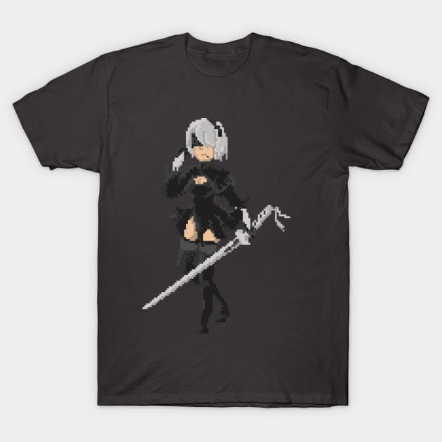 Nier Automata - A Pixel Future T-Shirt by ElysiumTan